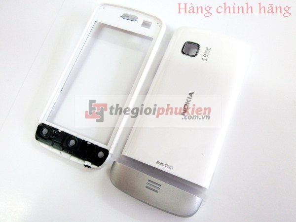 Vỏ Nokia C5-03 White Original